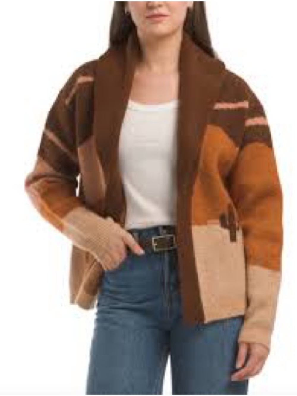 Lucky Brand Western Style Cardigan
